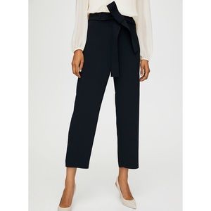 Wilfred Aritzia Black Tie-Front Pant